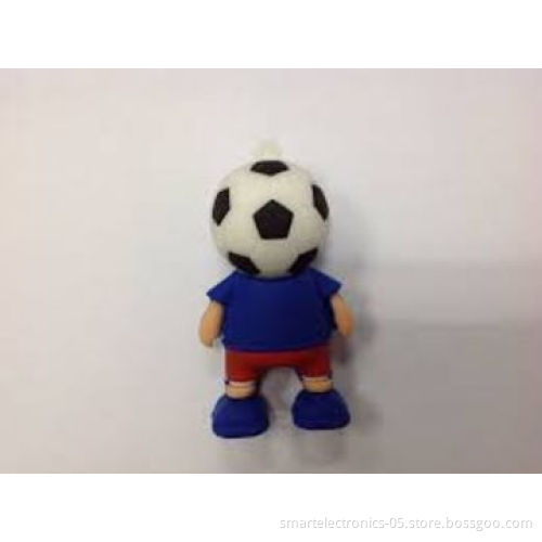 Football Man USB Flash Drive/Customized Package/Printing, 3-year Warranty, 64MB-128GB/Grade A 50 MOQ